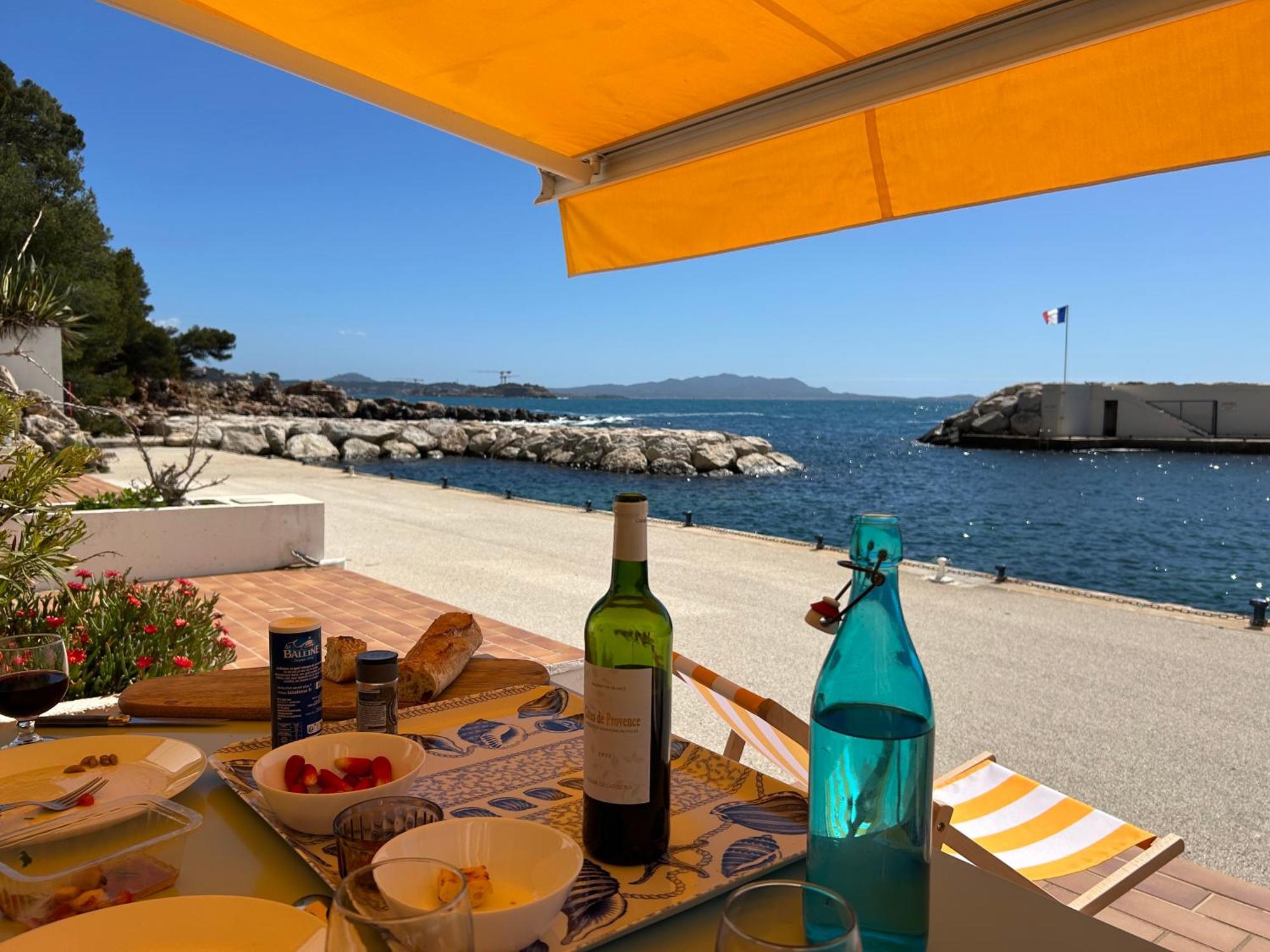 Horizon Bleu Bandol : Appartement Pieds Dans L'Eau Екстериор снимка