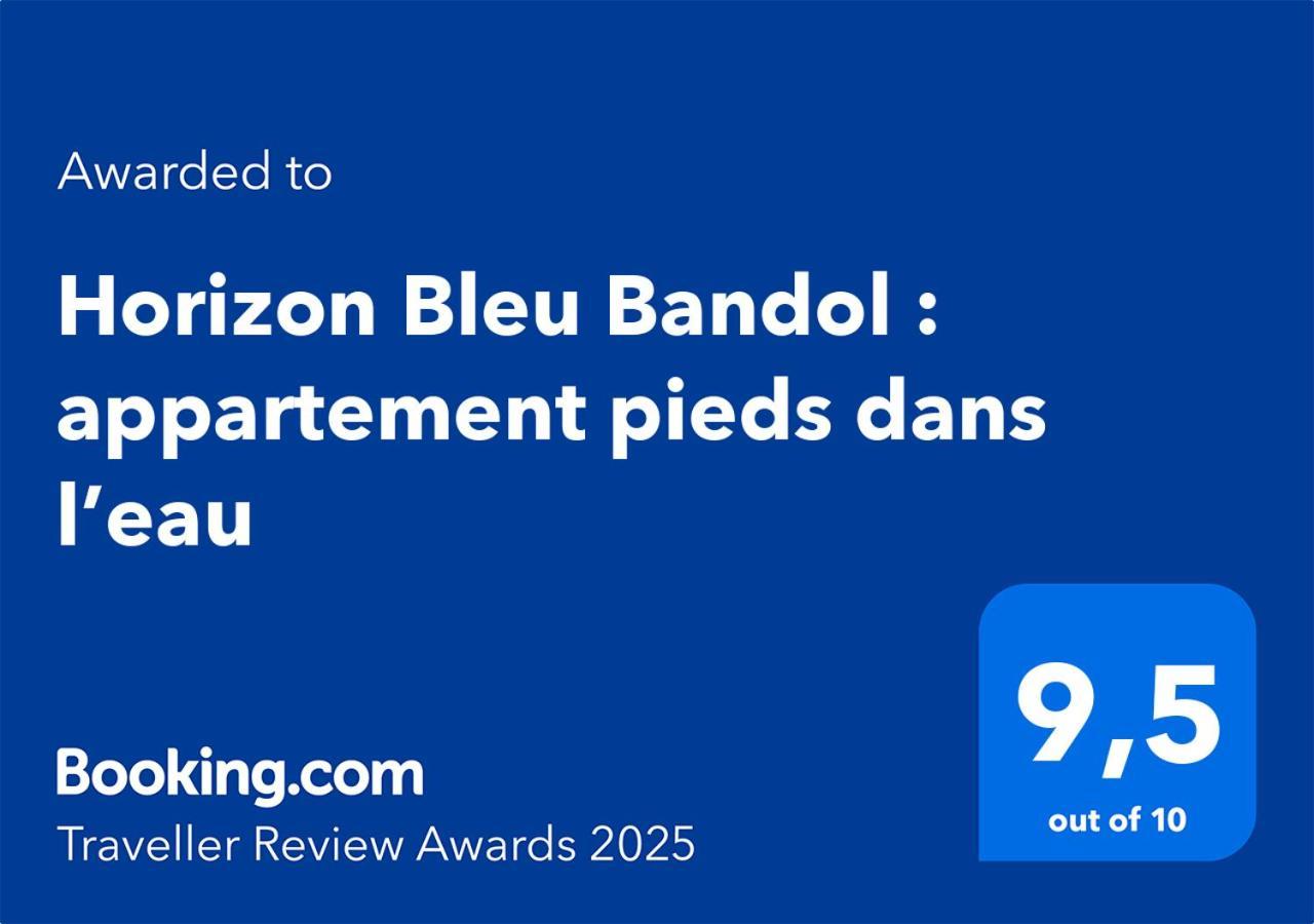 Horizon Bleu Bandol : Appartement Pieds Dans L'Eau Екстериор снимка