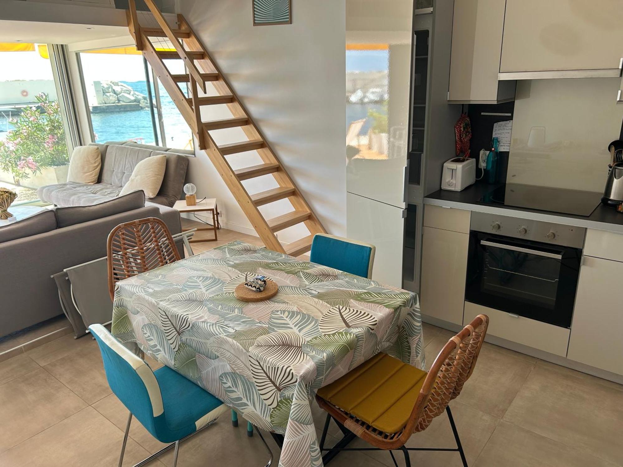 Horizon Bleu Bandol : Appartement Pieds Dans L'Eau Екстериор снимка