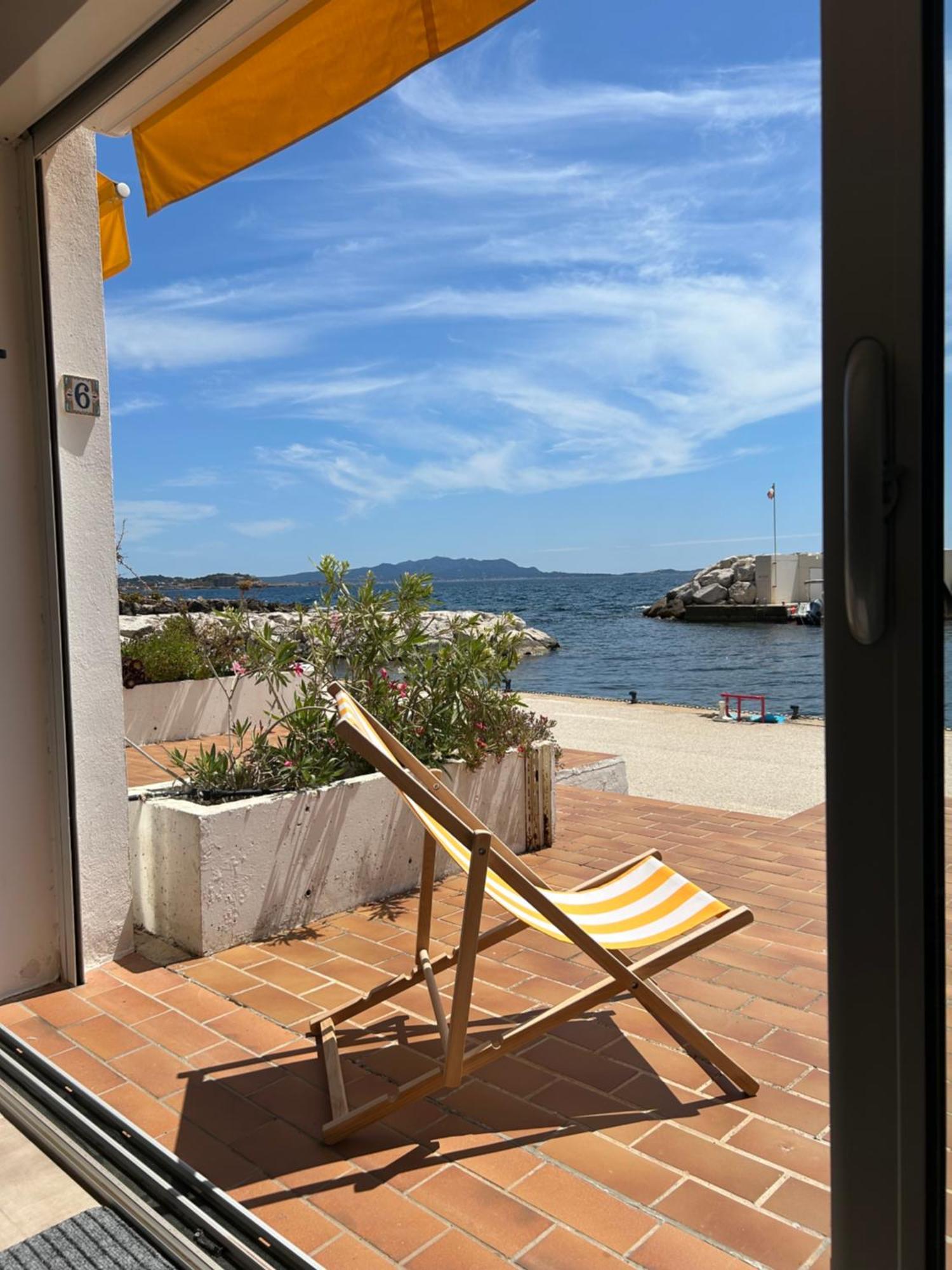 Horizon Bleu Bandol : Appartement Pieds Dans L'Eau Екстериор снимка